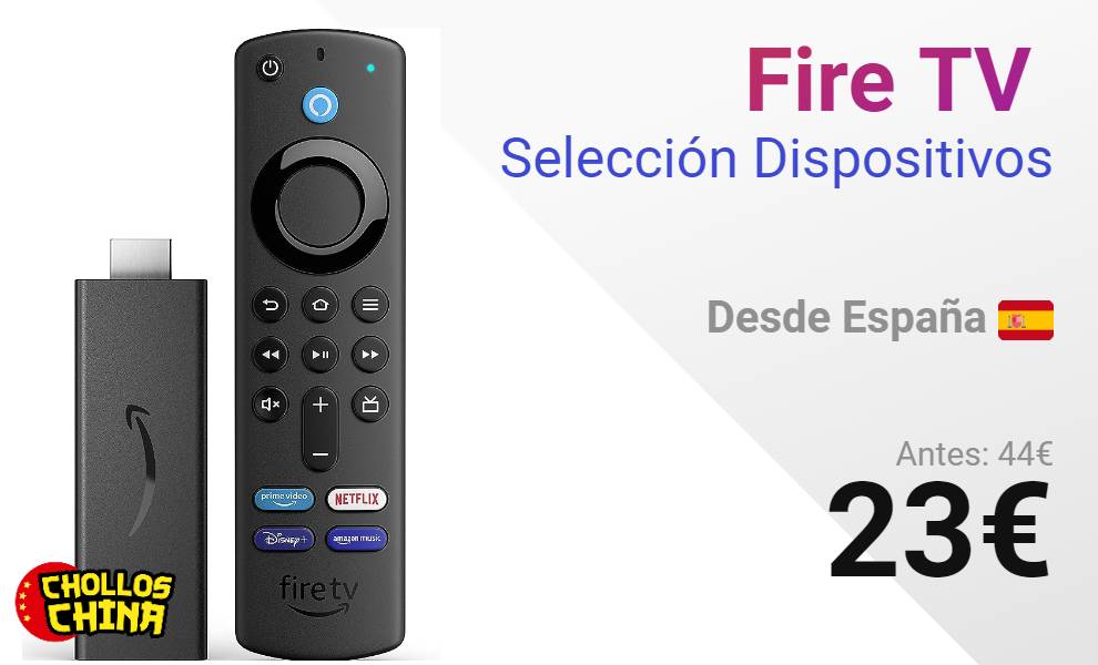 FIRE TV STICK por 23€ - cholloschina