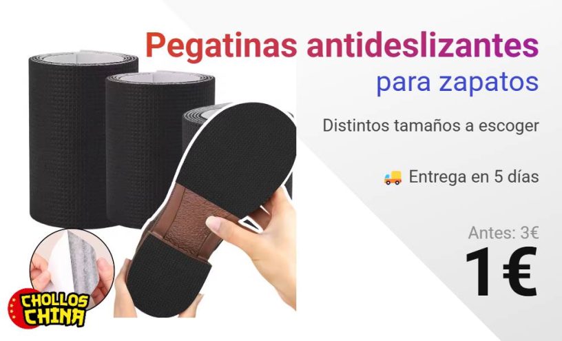 Pegatinas antideslizantes para zapatos por 1€