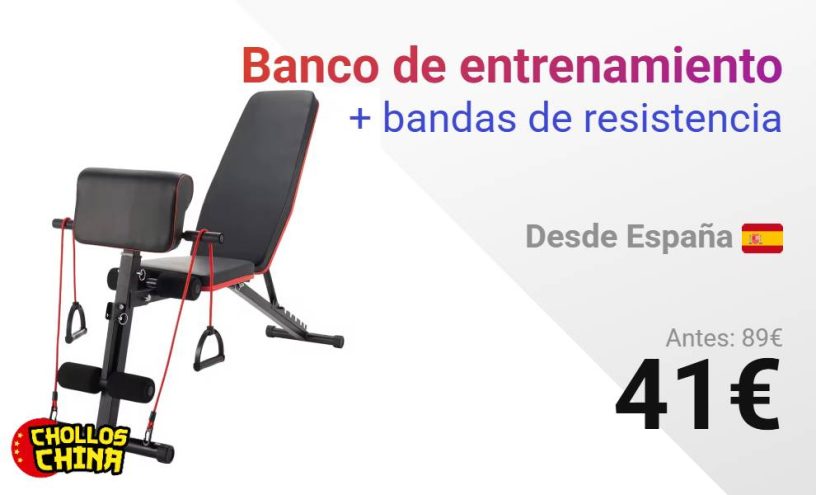 Banco de entrenamiento por 41€
