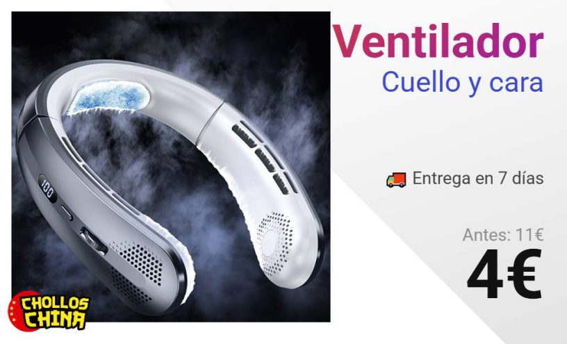 Ventilador de cuello y cara por 4€