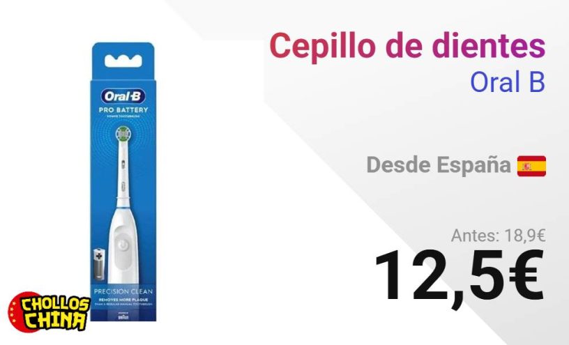 Cepillo de dientes eléctrico oral B por 12€