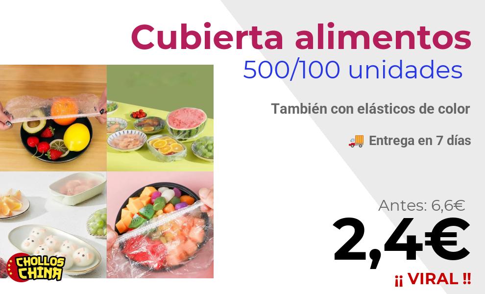 Cubierta desechable para alimentos por 2,4€