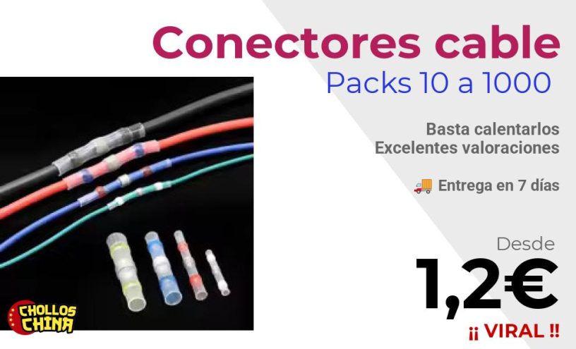 Conectores de cable de sellado de soldadura por 1,2€