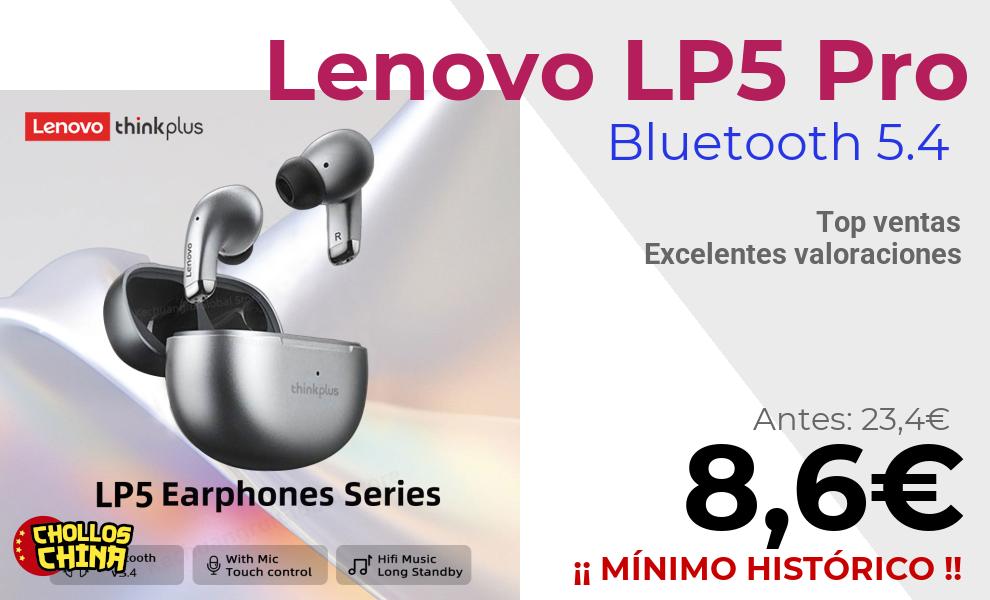 Auriculares inalámbricos Lenovo LP5 Pro por 8,6€