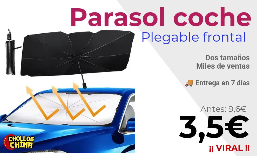 Parasol plegable para coche por 3,5€