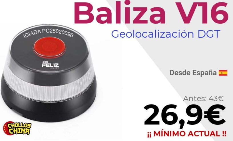 Baliza emergencia Don Feliz V16 por 26,9€