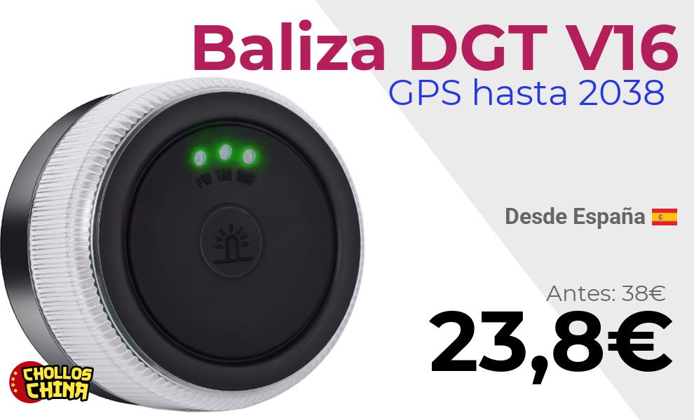 Baliza V16 con geolocalización por 23,8€