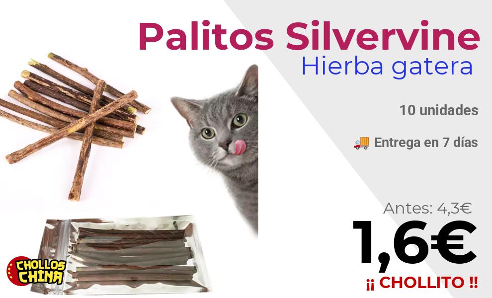 Palitos masticables Silvervine para gatos por 1,6€€