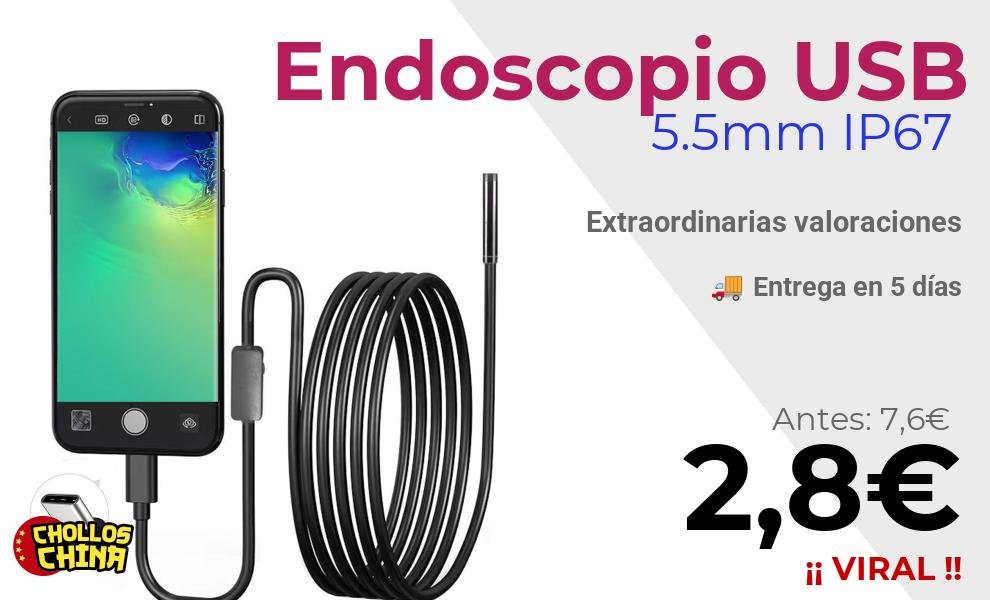 Endoscopio USB para Android OTG por 2,8€