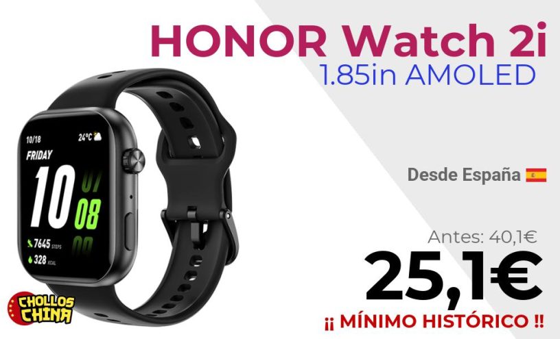 Smartwatch HONOR CHOICE InFoWear Watch 2i por 25,1€