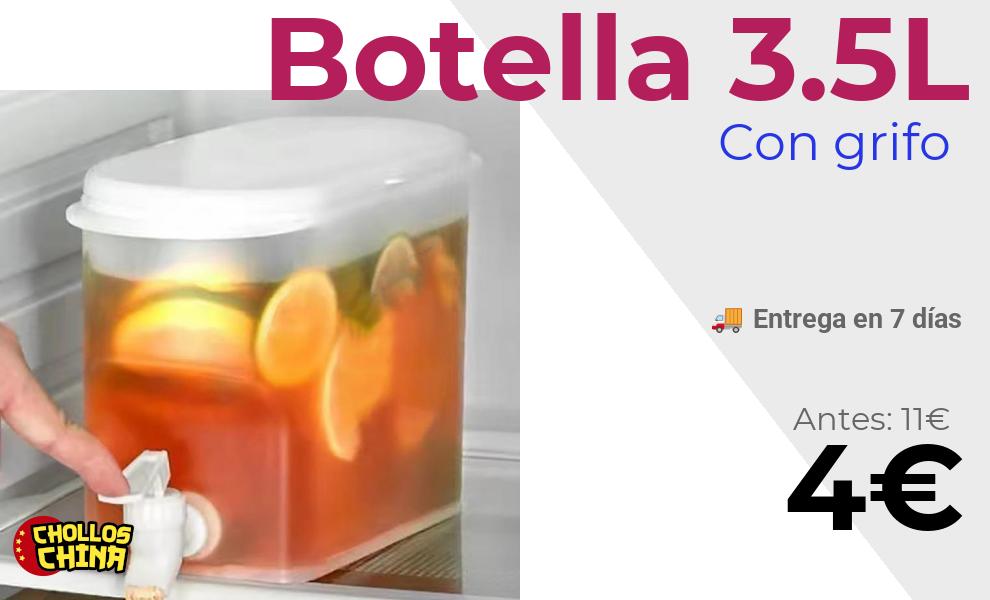 Botella de agua con grifo 3.5L por 4€