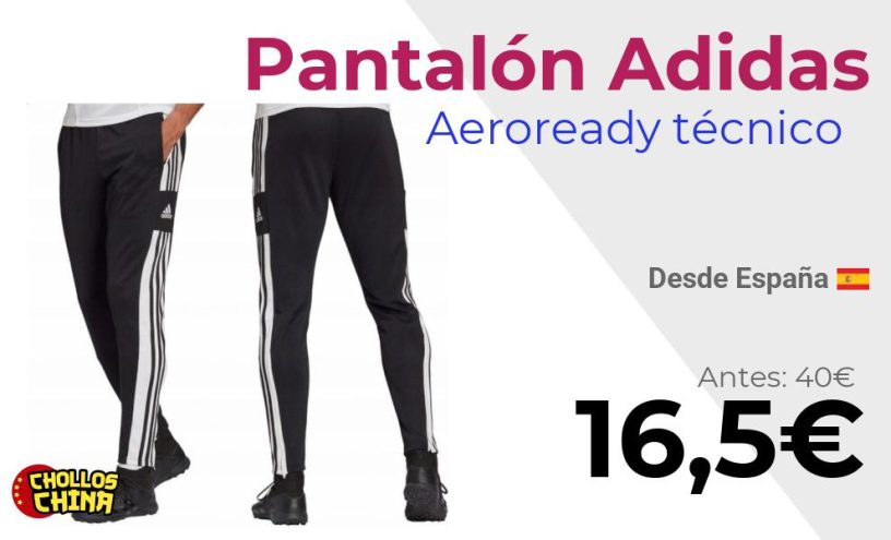 Pantalón deportivo Adidas Squadra 21 por 16€
