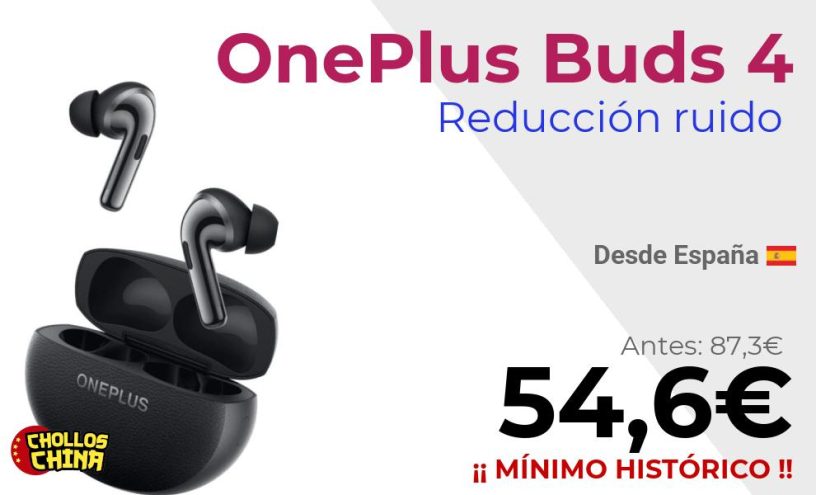 Auriculares OnePlus Buds 4 por 54,6€