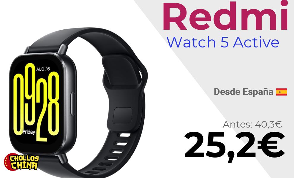 Reloj inteligente Redmi Watch 5 Active por 25,2€