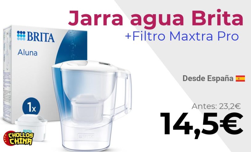 Jarra filtrante Brita Aluna por 14,5€