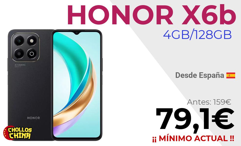 HONOR X6b 4GB+128GB por 79,1€