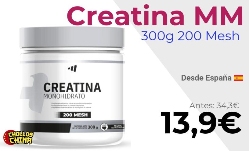 Creatina monohidrato MM Supplements por 13€