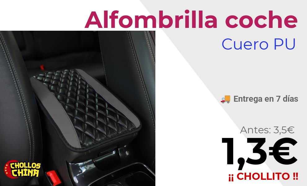 Alfombrilla de cuero PU para coche por 1,3€