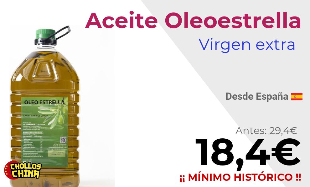 Aceite de oliva virgen Oleoestrella por 18,4€