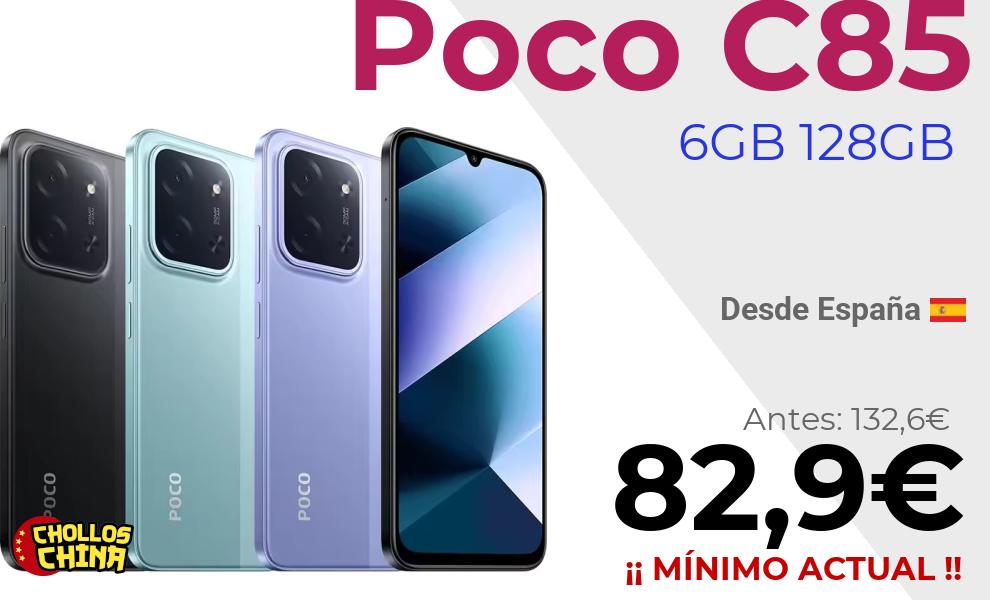 Poco C85 6GB+128GB por 82,9€