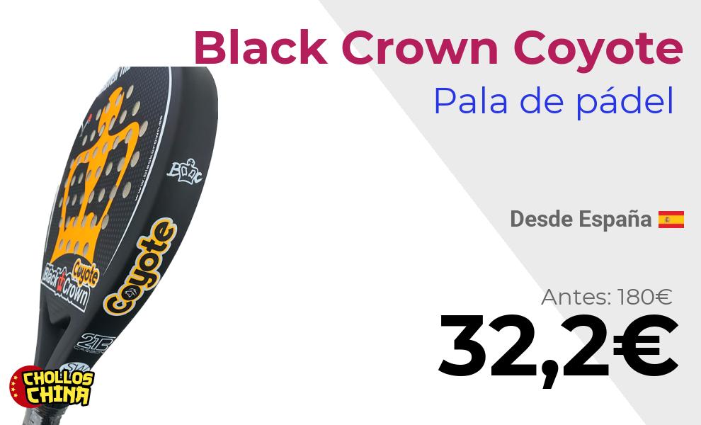 Pala de pádel Black Crown Coyote por 32,2€