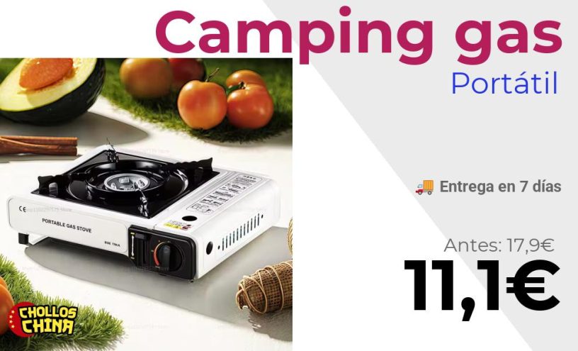 Camping gas portátil multifuncional para exteriores por 11,1€