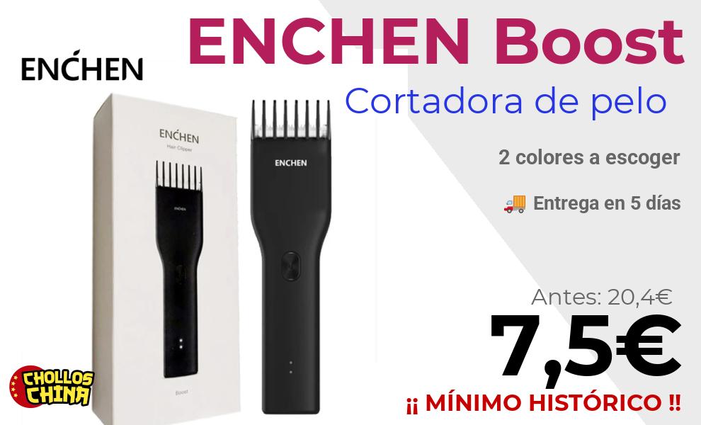 Cortadora de pelo eléctrica ENCHEN Boost por 7,5€