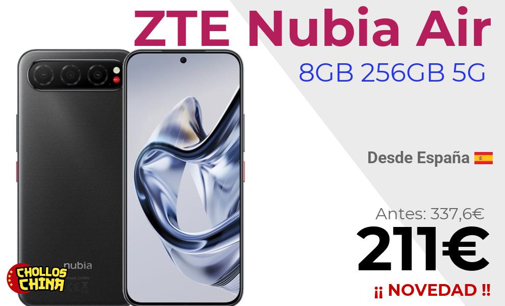 ZTE Nubia Air 8GB 256GB 5G por 211€