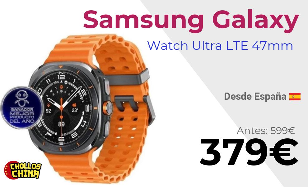 Samsung Galaxy Watch Ultra LTE 47mm por 379€