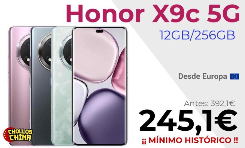 Honor X9c 5G 6,78 pulgadas por 245,1€