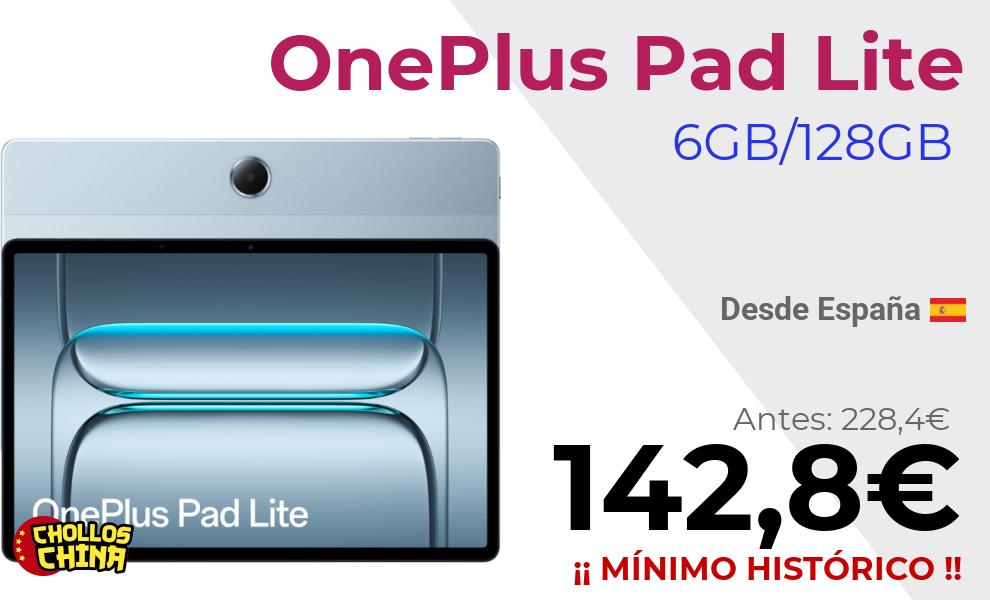 Tablet OnePlus Pad Lite 11 pulgadas por 142,8€
