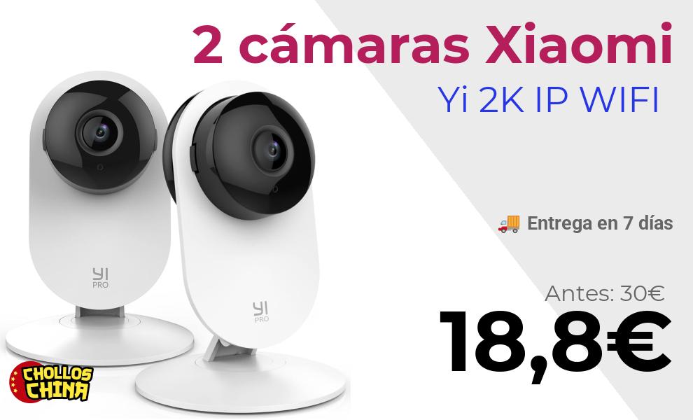 Kit de cámara profesional YI 2K 3MP por 18,8€
