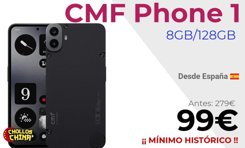 CMF Phone 1 8GB+128GB/256GB por 99€