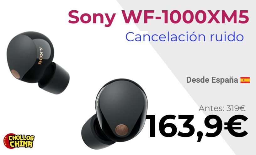 Auriculares inalámbricos Sony WF-1000XM5 por 163,9€