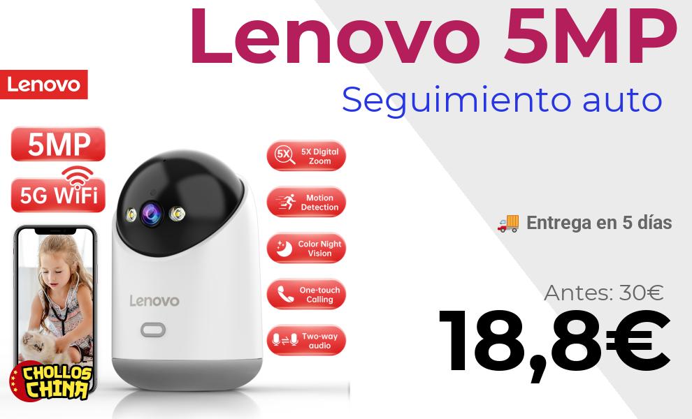 Cámara WiFi de 5MP Lenovo por 18,8€