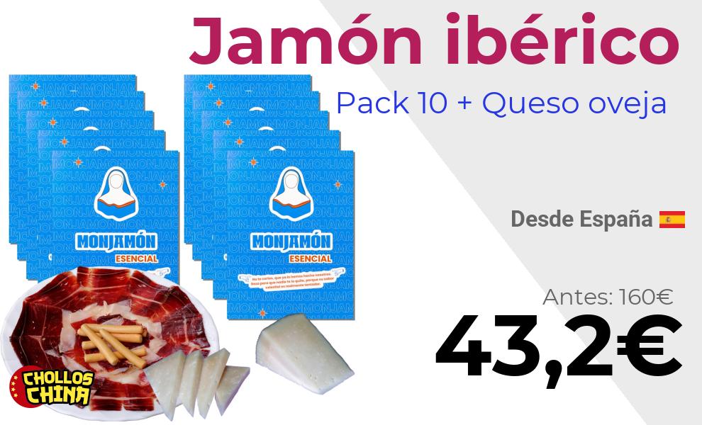 Sobres de jamón ibérico premium por 43,2€