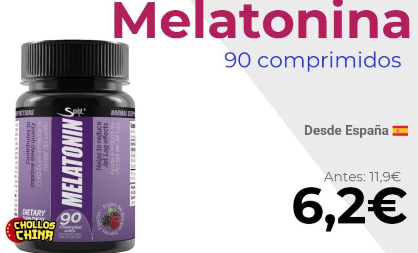 Melatonina Sculpt sabor frutas del bosque por 6€