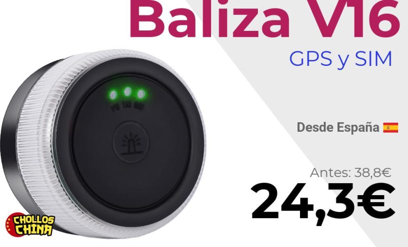 Baliza V16 Geolocalización DGT 3.0 por 24,3€