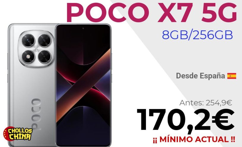 POCO X7 5G 8GB/256GB por 170,2€