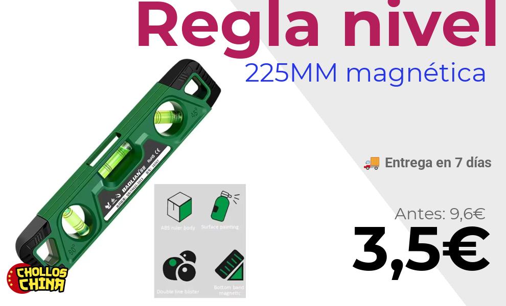 Regla de nivel de burbujas de 225MM por 3,5€