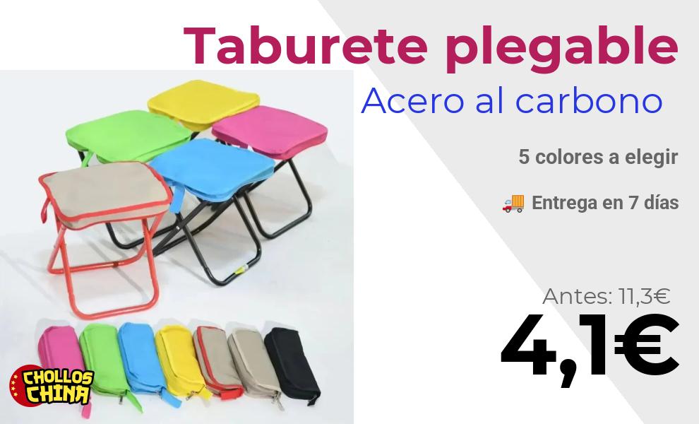 Taburete plegable ultraligero para exteriores por 4,1€