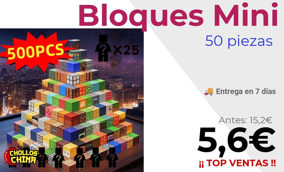 Bloques de construcción magnéticos Mini por 5,6€
