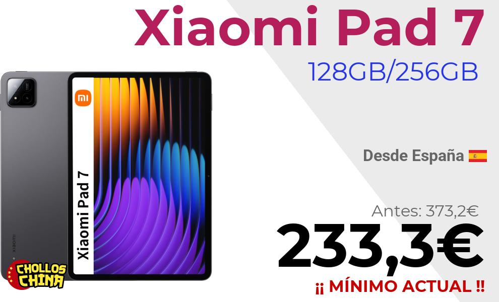 Tableta Xiaomi Pad 7 de 8GB/256GB por 233,3€
