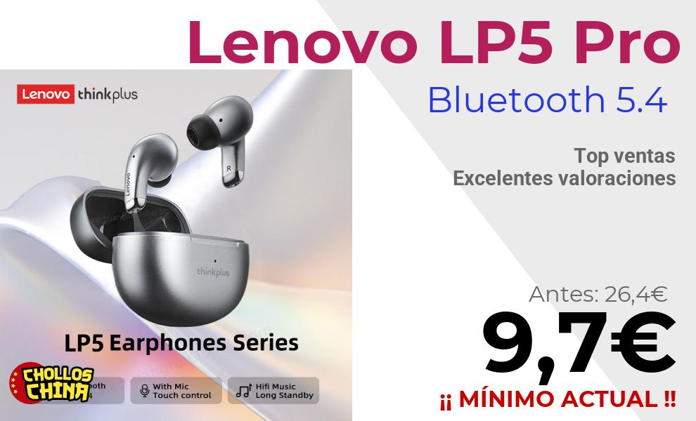 Auriculares inalámbricos Lenovo LP5 Pro por 9,7€