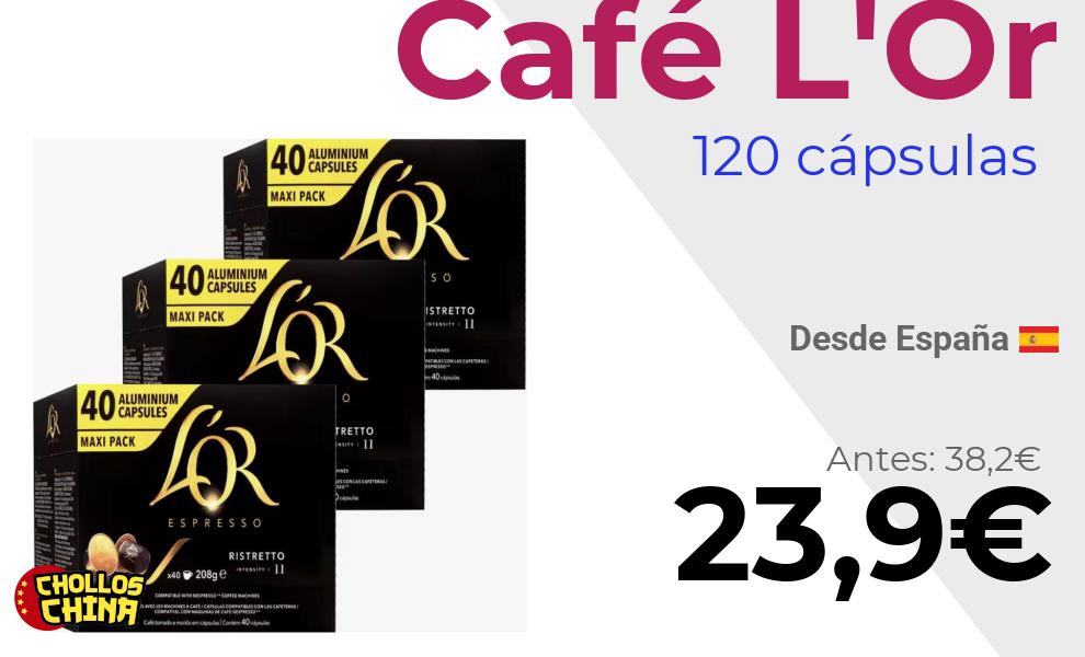 Cápsulas de café L'Or Ristretto por 23,9€