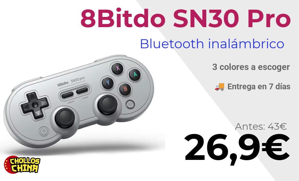 Gamepad Bluetooth 8Bitdo SN30 Pro por 26,9€
