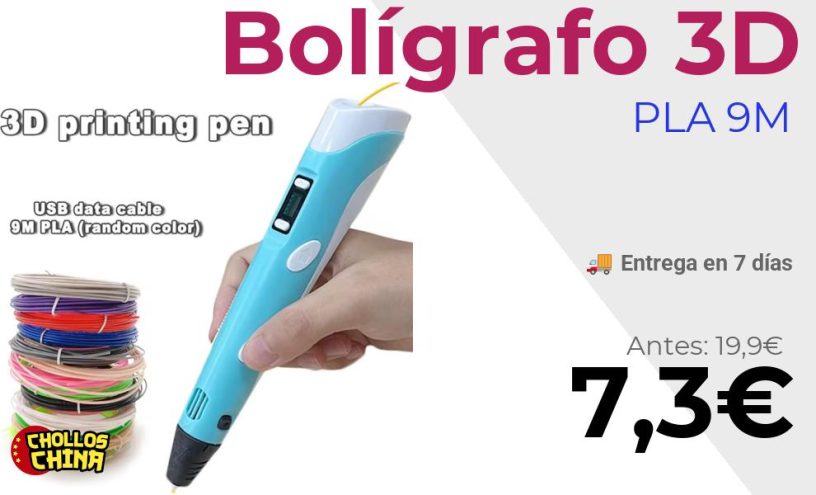 Bolígrafo electrónico de impresión 3D por 7,3€
