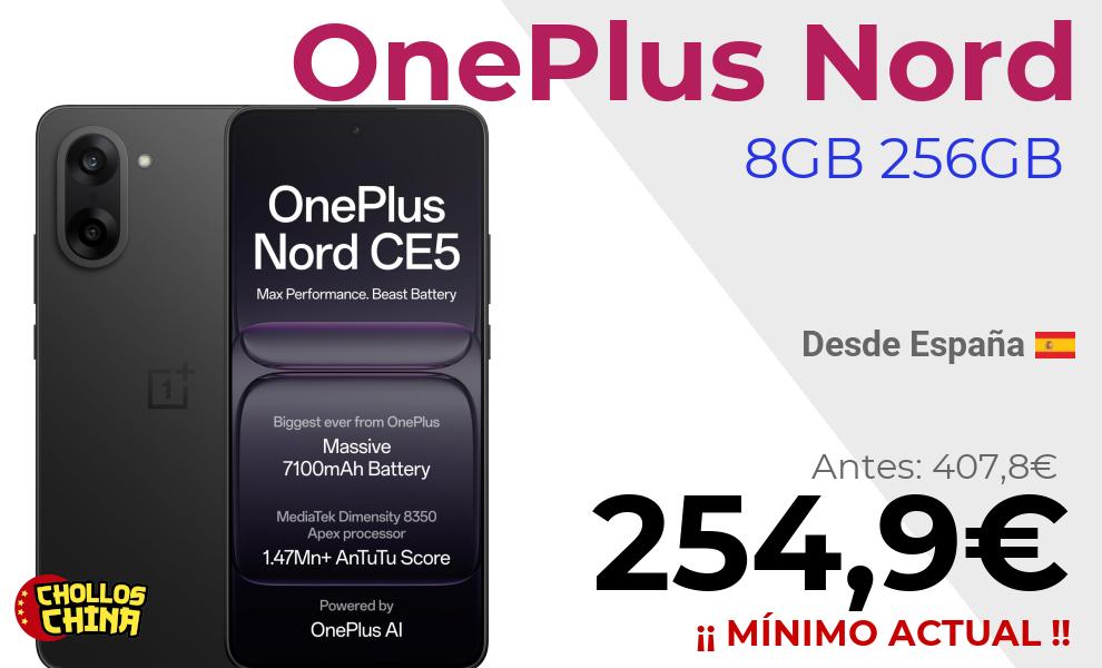OnePlus Nord CE 5 8GB 256GB por 254,9€