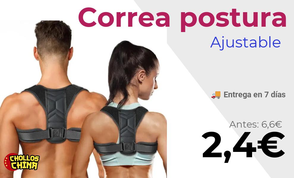 Corrector de postura para adultos y niños por 2,4€