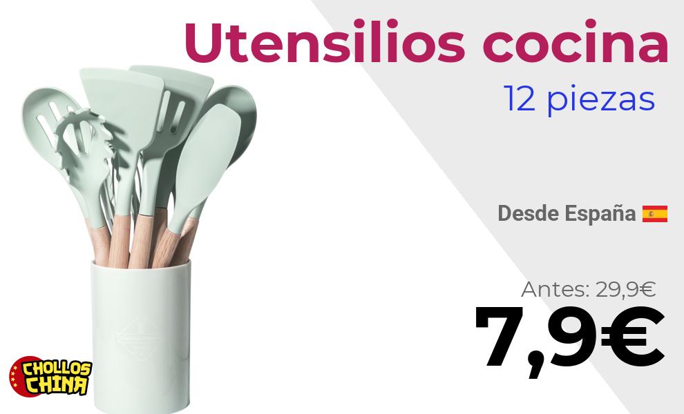 Utensilios de cocina ecológicos de silicona por 7€